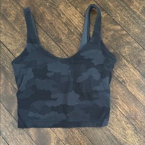 lululemon athletica Black and Gray Sports Bra